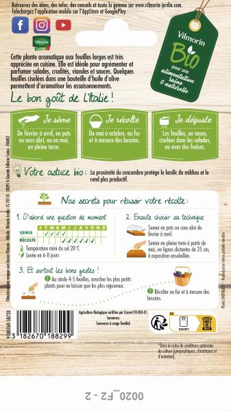 Aromatiques - Basilic Genovese - BIO - MEDIA_PACKAGING_VERSO